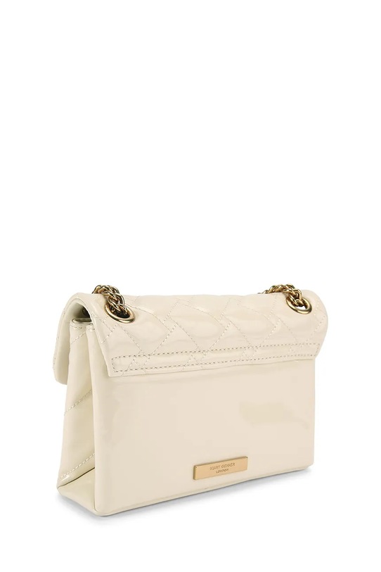 Akcesoria Kurt Geiger London torebka skórzana Kensington 5017342309 beżowy