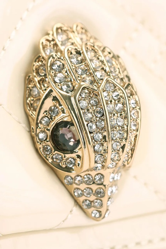 Kurt Geiger London torebka skórzana Kensington 5017342309 beżowy