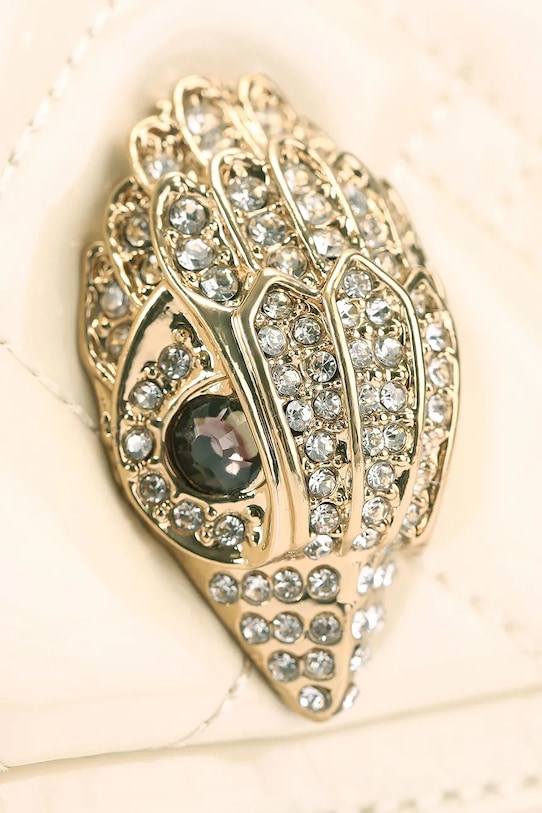 Kurt Geiger London torebka skórzana Kensington 5017342309 beżowy