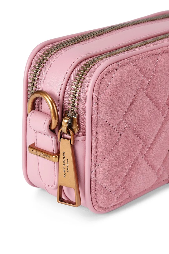 Kurt Geiger London poșetă de piele Kensington roz 5389198209