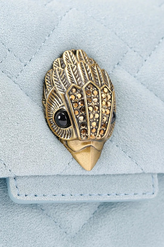 Kurt Geiger London torebka skórzana Kensington 5017382219 niebieski