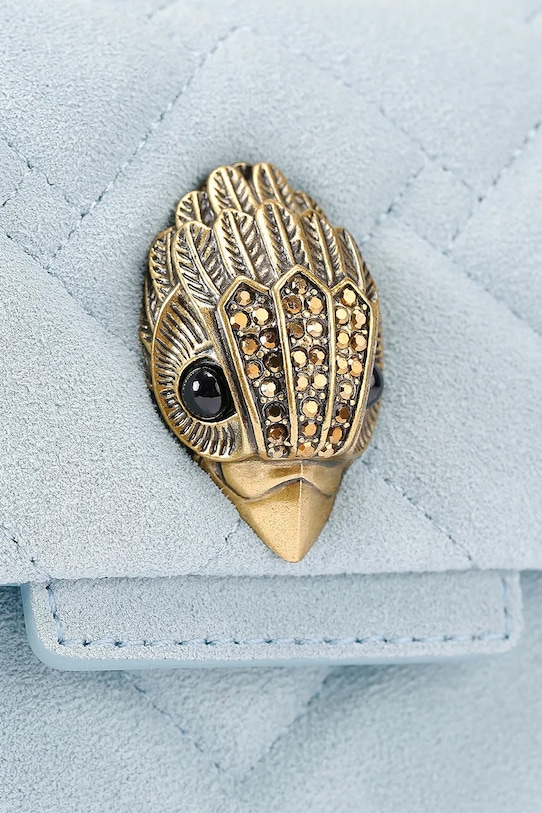 Kurt Geiger London torebka skórzana Kensington 5017382219 niebieski