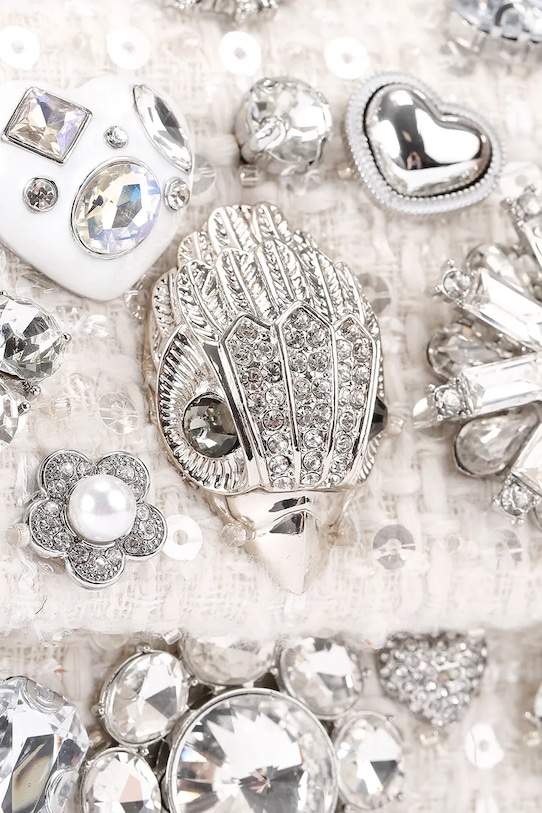 Kurt Geiger London torebka Kensington 4857215600 srebrny