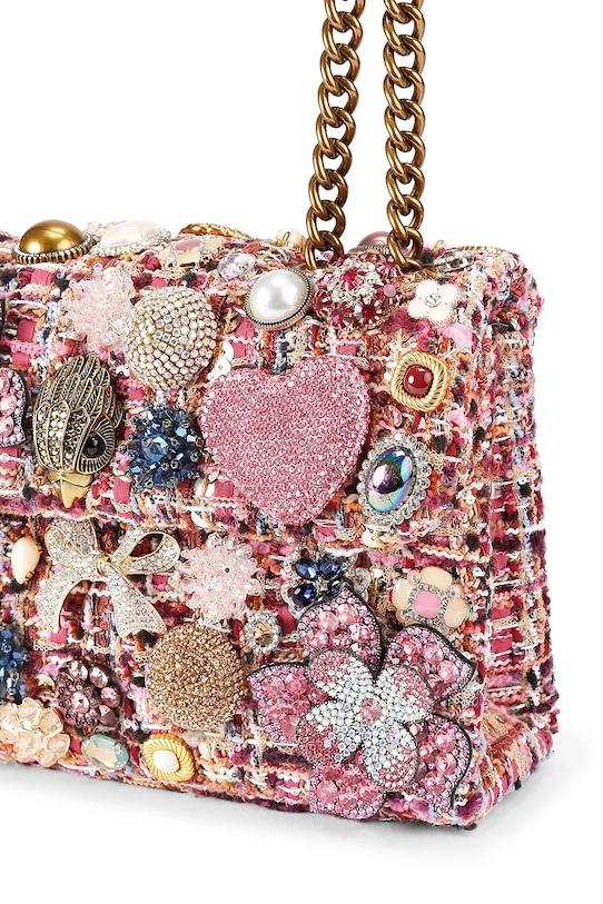 Kurt Geiger London torebka Kensington bordowy 4857257609