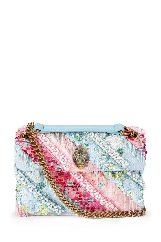 Kabelka Kurt Geiger London Kensington nášivka modrá 5384086609