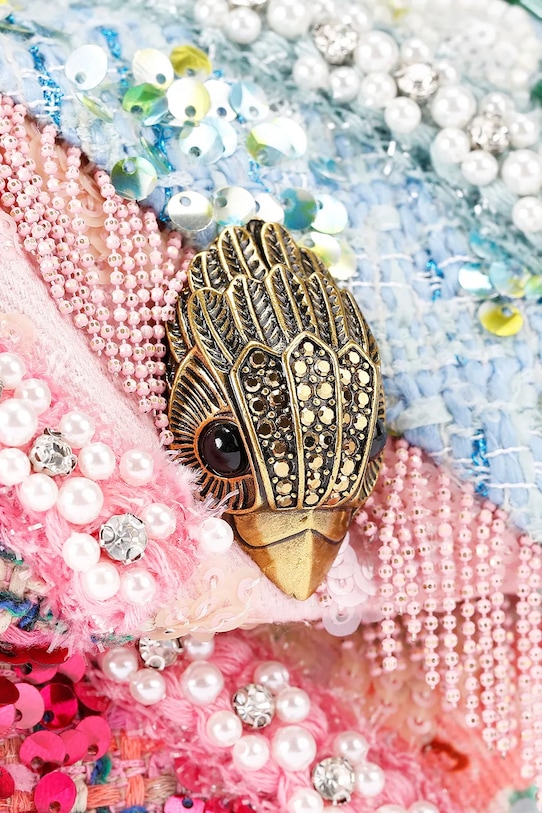 Kabelka Kurt Geiger London Kensington 5384086609 modrá