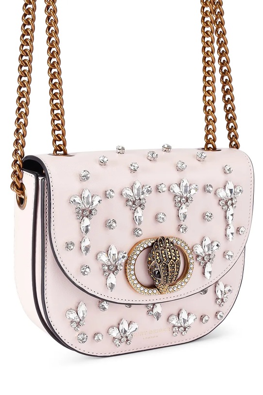 Kurt Geiger London poșetă de piele Chelsea 5365624109 bej SS26