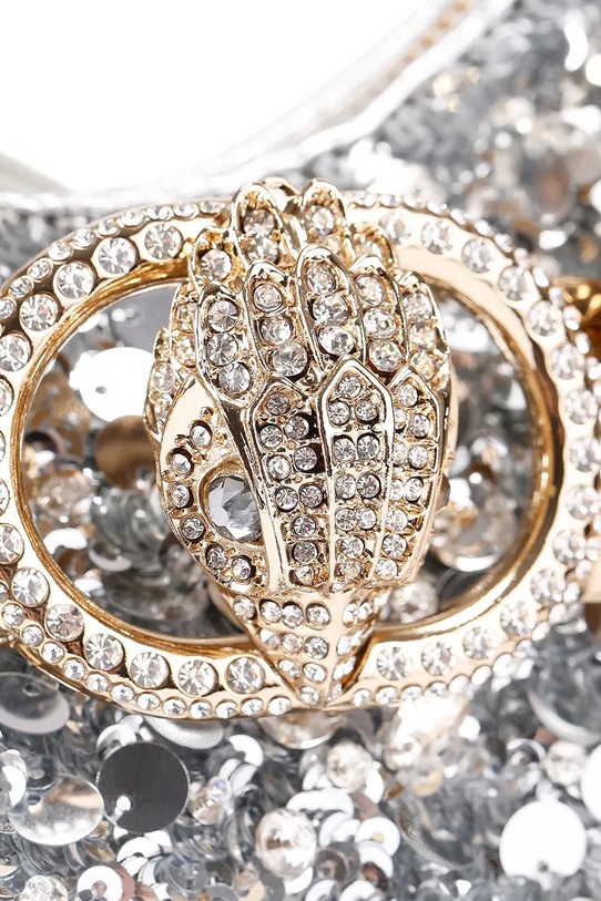 Kabelka Kurt Geiger London Chelsea strieborná 4354663779