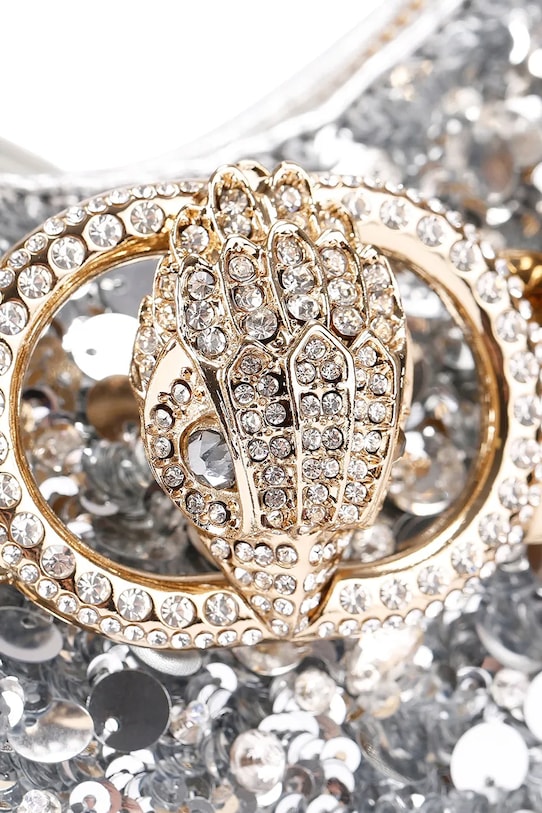 Kabelka Kurt Geiger London Chelsea strieborná 4354663779