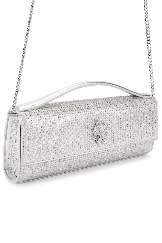 Kurt Geiger London torebka 3532163609 srebrny SS26