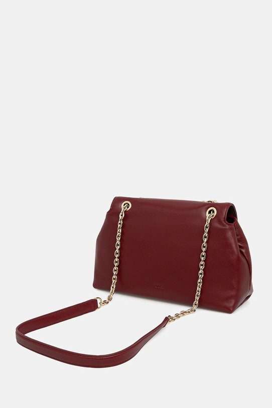 Akcesoria Furla torebka skórzana Nadia WB01817.BX2269.0053S bordowy