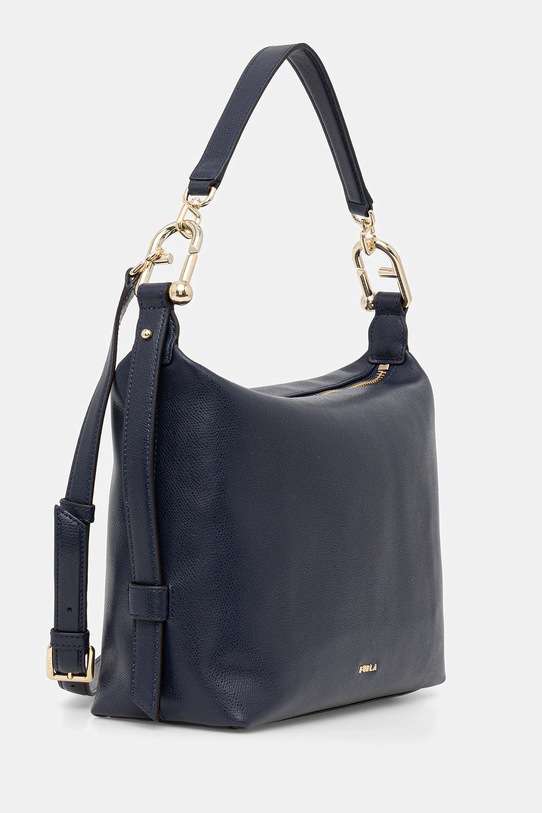 Furla torebka skórzana Tonie M Hobo WB01964.A.0023.2676S granatowy SS26