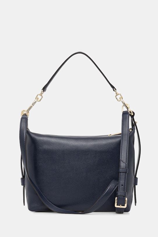 Accesorii Furla poșetă de piele Tonie M Hobo WB01964.A.0023.2676S bleumarin