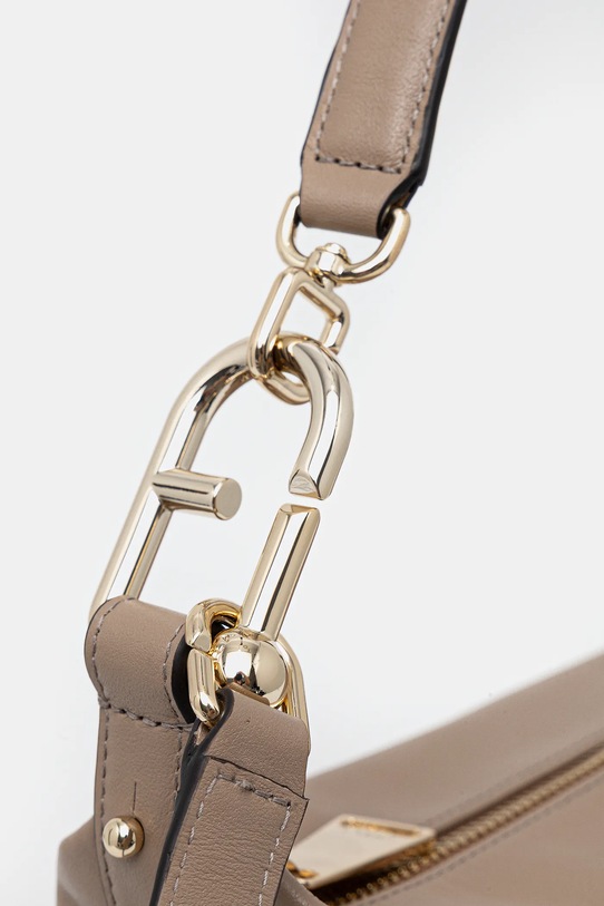 Akcesoria Furla torebka skórzana Tonie M Hobo WB01964.BX2045.1257S beżowy