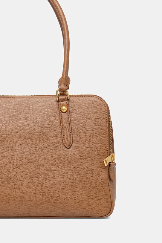 Akcesoria Furla torebka skórzana Giulia L Boston Bag WB01872.BX0460.4557S brązowy