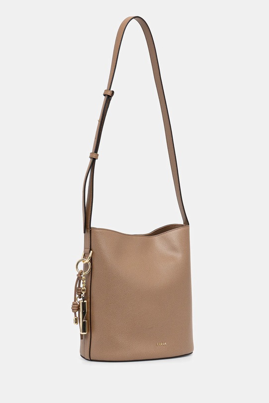 Furla torebka skórzana WB01875.ARE000.4489S brązowy SS26