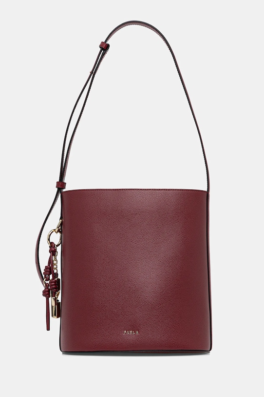 Furla torebka skórzana skóra licowa czerwony WB01875.ARE000.CGQ00