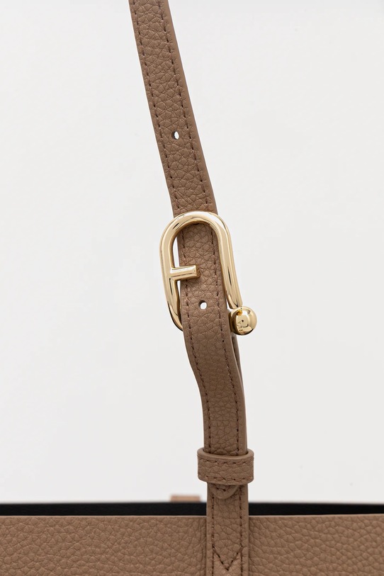 Furla poșetă de piele bej WB02001.BX4329.4619S
