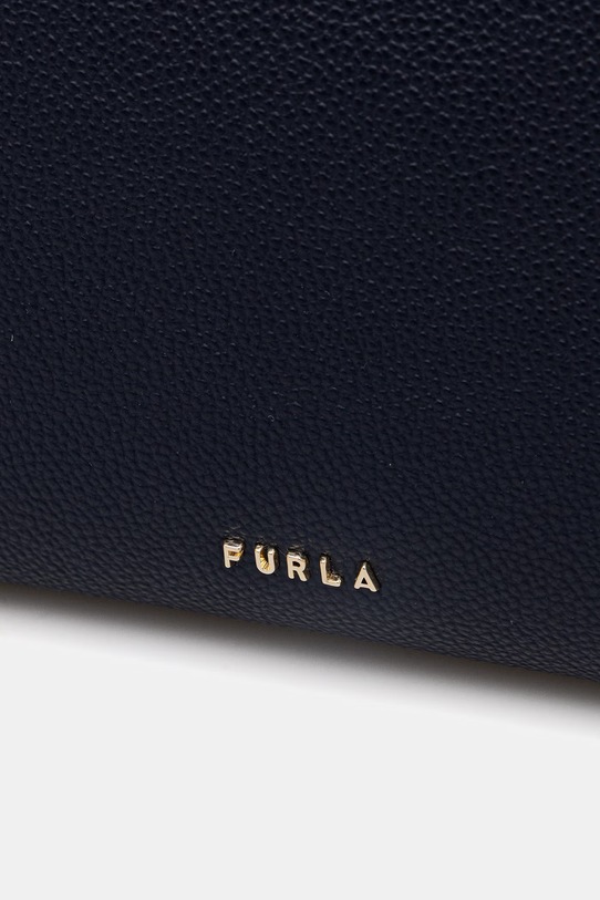 Furla torebka skórzana Double Mini Boston Bag granatowy WE00870.BX3036.4852S