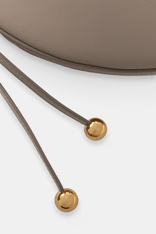 Furla torebka skórzana Moonstone M Shoulder Bag beżowy WB01868.BX3104.4488S