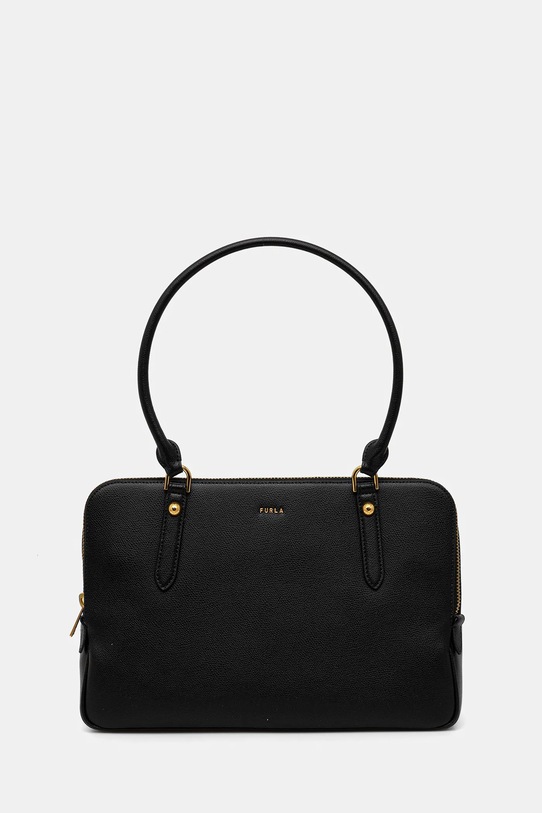 Furla torebka Giulia L Boston Bag skóra licowa czarny WB01872.BX0460.O6000