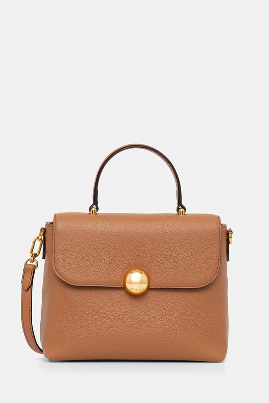 Furla torebka skórzana Moonlight S skóra licowa brązowy WB01882.BX3036.RY000