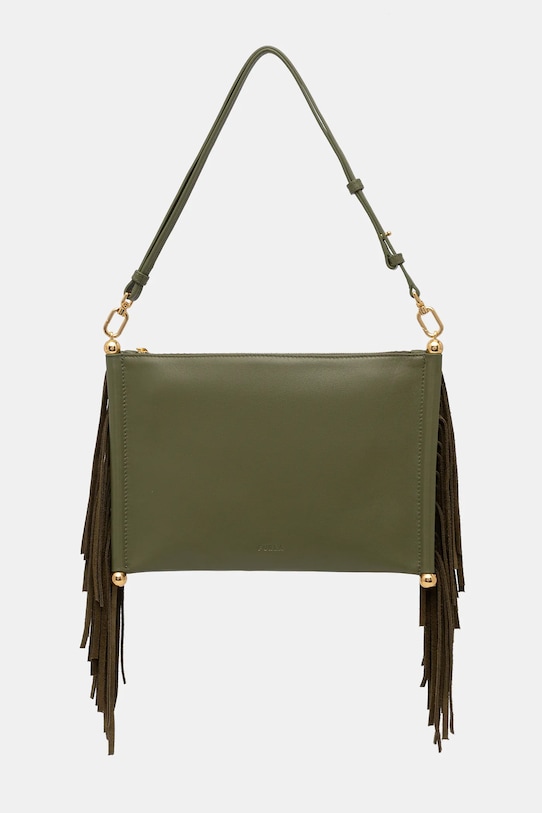 Akcesoria Furla torebka skórzana Sfera Soft mini WE00836.BX4332.4554S zielony