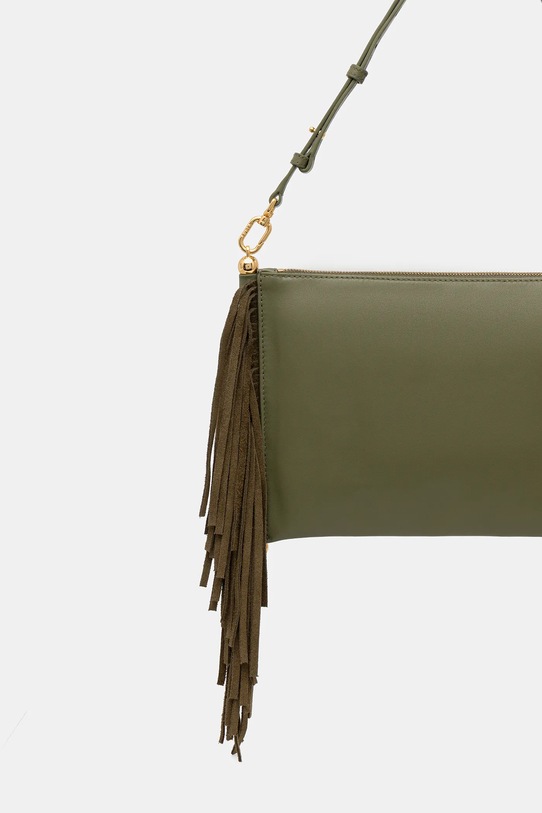 Furla torebka skórzana Sfera Soft mini zielony WE00836.BX4332.4554S