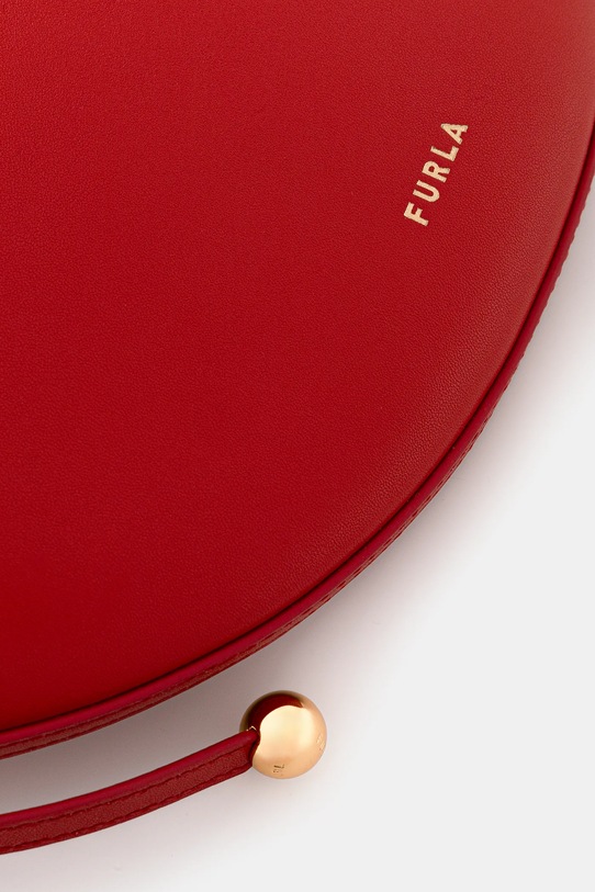Furla torebka skórzana Moonstone M Shoulder Bag czerwony WB01868.BX3104.4484S