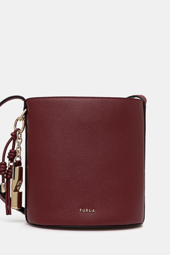 Furla torebka skórzana skóra licowa czerwony WE00859.ARE000.CGQ00