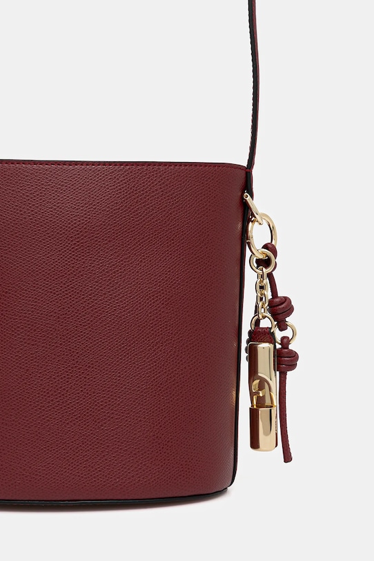 Akcesoria Furla torebka skórzana WE00859.ARE000.CGQ00 czerwony