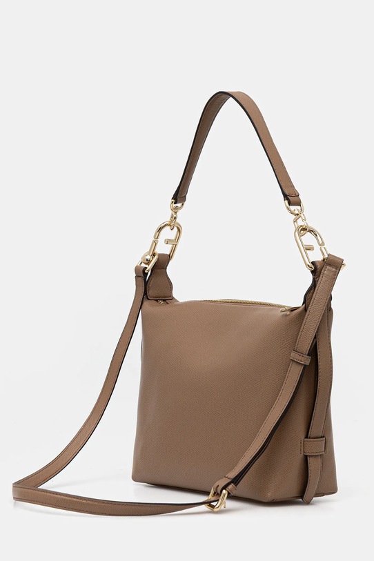 Akcesoria Furla torebka skórzana Tonie Mini Hobo WE00877.A.0023.4489S brązowy