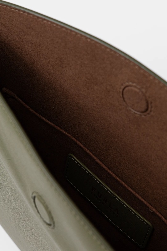 Furla torebka skórzana Moonstone M Shoulder Bag WB01868.BX3104.4555S zielony