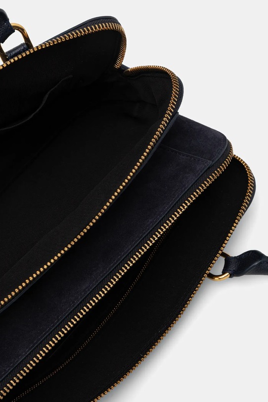 Furla torebka skórzana Giulia M Boston Bag WB01871.BX0460.2676S granatowy