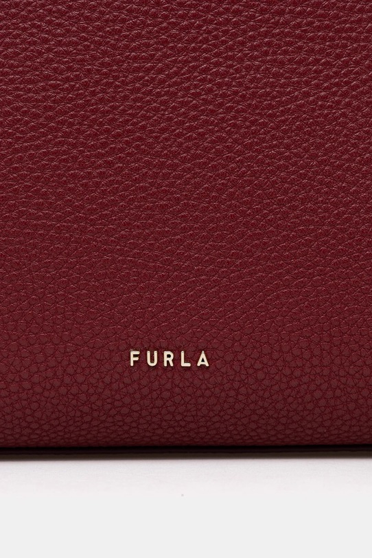 Akcesoria Furla torebka skórzana WB02001.BX4329.4617S bordowy