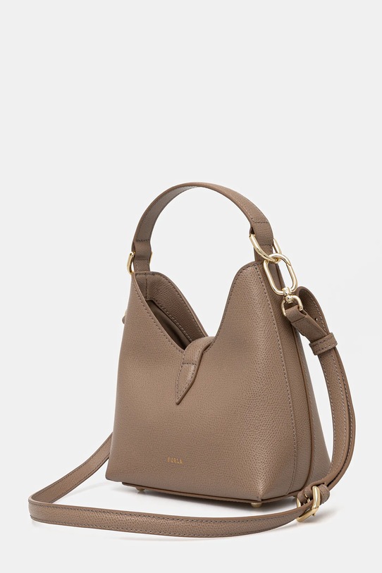 Akcesoria Furla torebka skórzana WE00876.ARE000.1257S beżowy