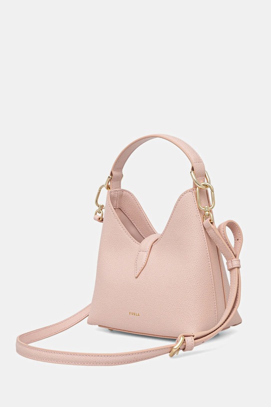 Akcesoria Furla torebka skórzana WE00876.ARE000.4355S różowy