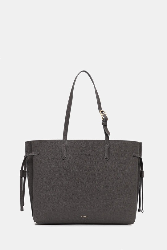 Furla torebka skórzana skóra licowa szary WB02001.BX4329.4618S