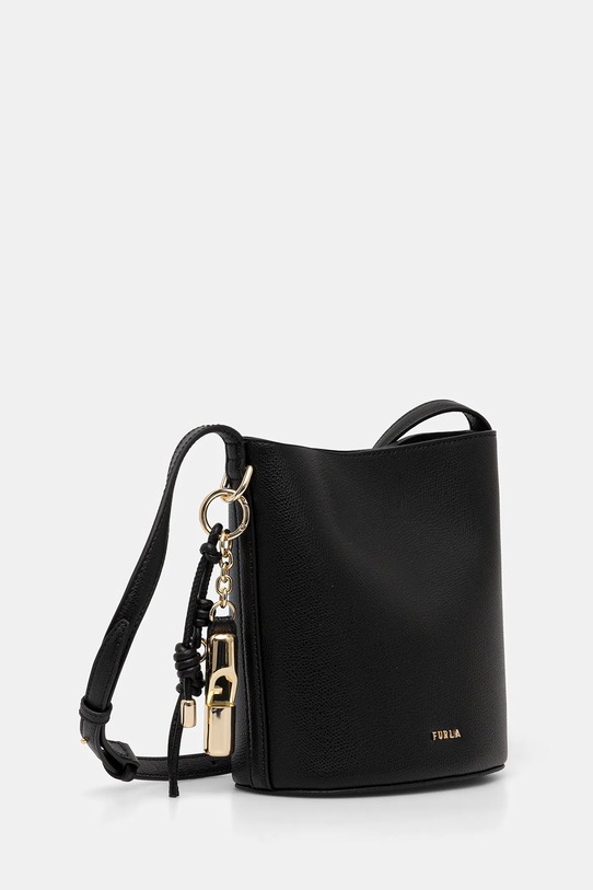 Furla torebka skórzana WE00859.ARE000.O6000 czarny SS26