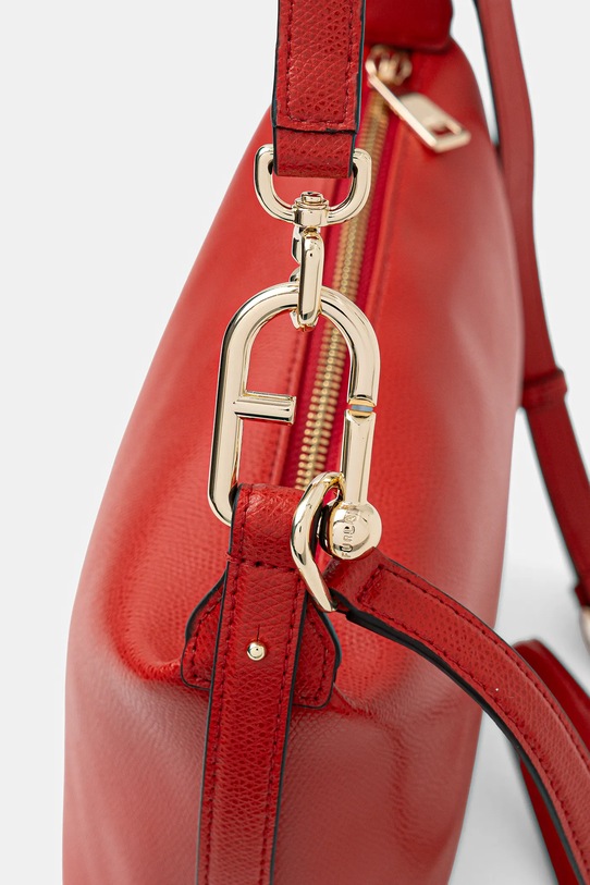 Furla torebka skórzana Tonie Mini Hobo czerwony WE00877.A.0023.4484S