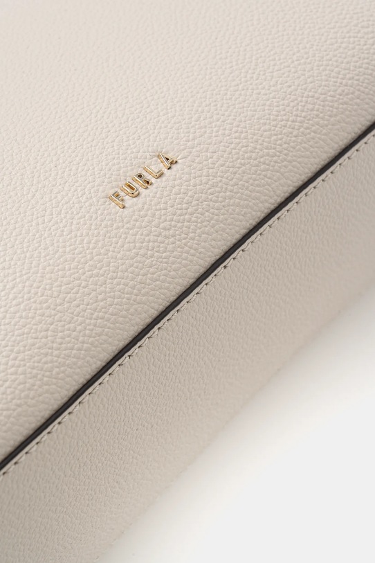 Furla torebka skórzana Nicole M Boston Bag beżowy WB01883.BX4296.4556S