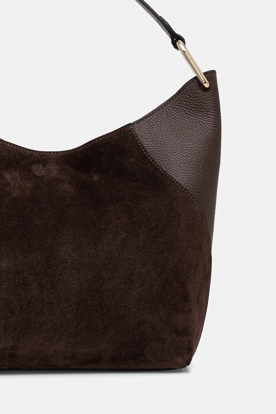 Akcesoria Furla torebka zamszowa Lara M Hobo WB01900.BX1895.4286S brązowy