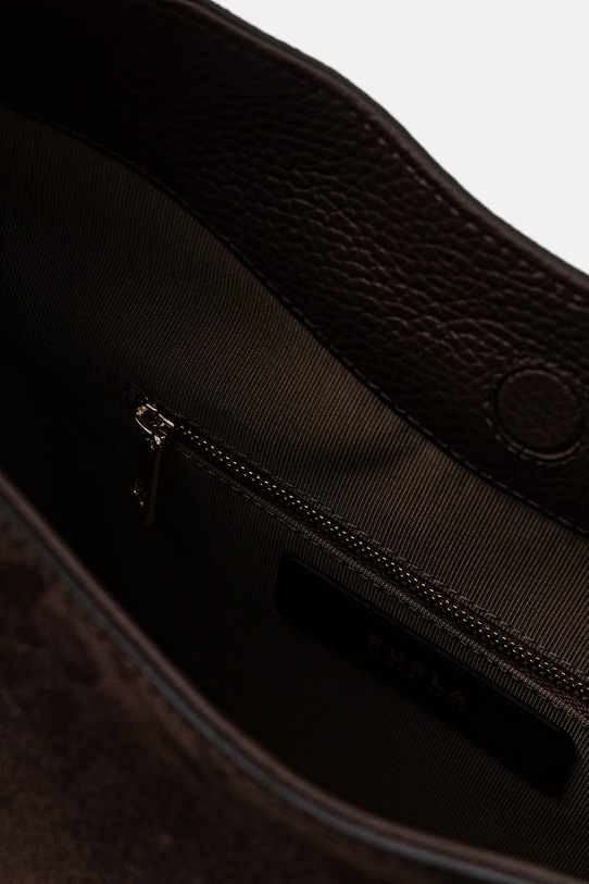 Furla torebka zamszowa Lara M Hobo WB01900.BX1895.4286S brązowy