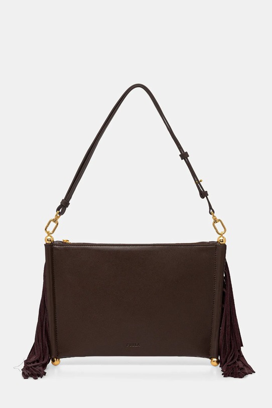 Furla torebka skórzana Sfera Soft mini skóra licowa brązowy WE00836.BX4332.4286S