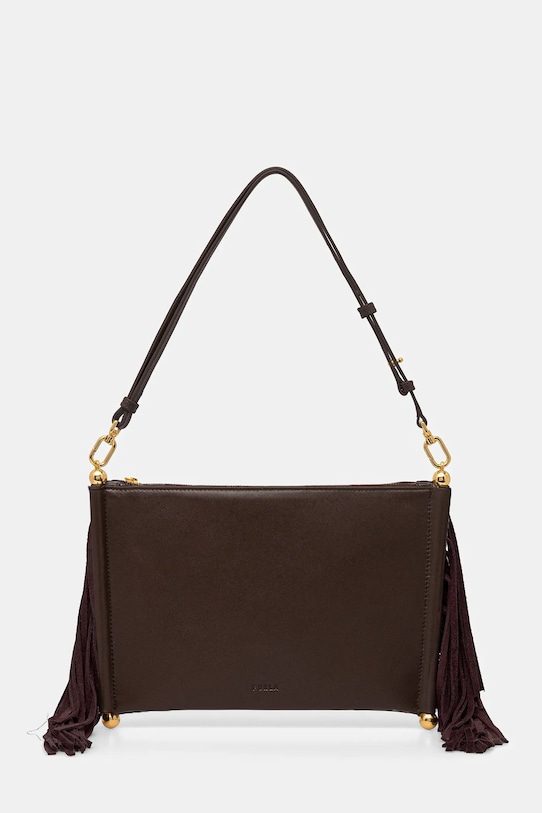 Furla torebka skórzana Sfera Soft mini skóra licowa brązowy WE00836.BX4332.4286S