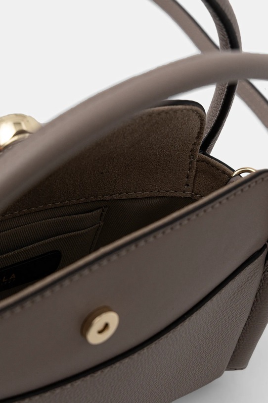 Furla torebka skórzana Nicole Mini Boston Bag brązowy WE00893.BX4296.3624S