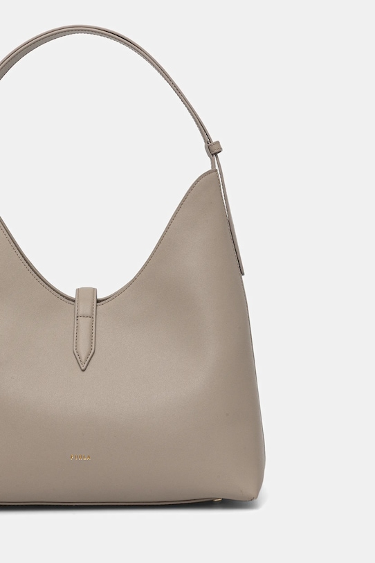 Akcesoria Furla torebka skórzana Goccia M WB01499.BX3104.4488S beżowy