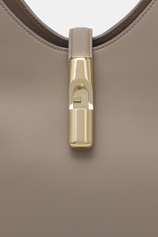 Furla torebka skórzana Goccia M WB01499.BX3104.4488S beżowy