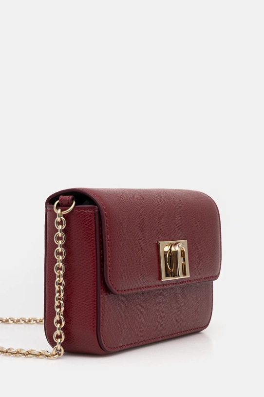 Furla torebka skórzana WE00265.ARE000.CGQ00 bordowy SS26