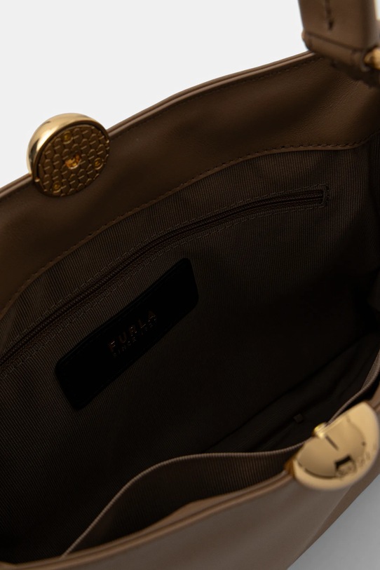 Furla torebka skórzana Sfera Soft M brązowy WB01403.BX3168.4489S